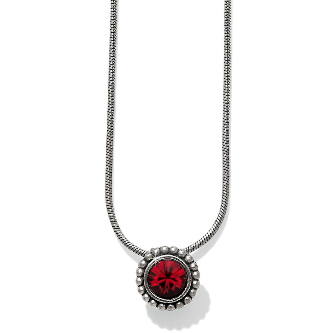 Brighton Twinkle Necklace - Garnet