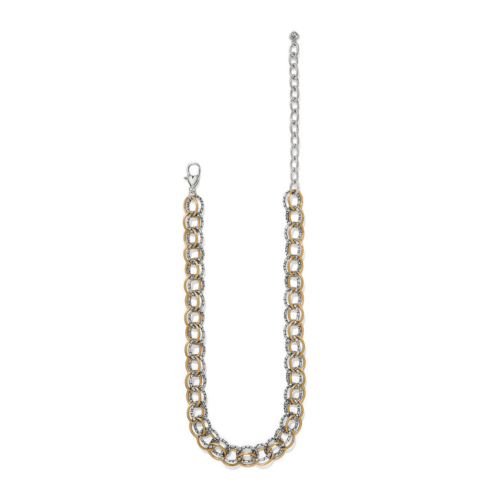 Brighton Pebble Link Two Tone Necklace