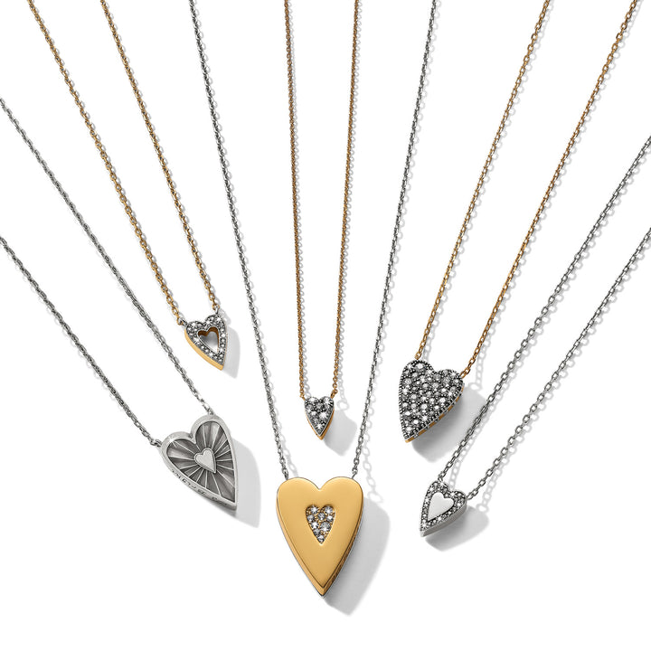 Brighton Love Messages B Bold Reversible Necklace
