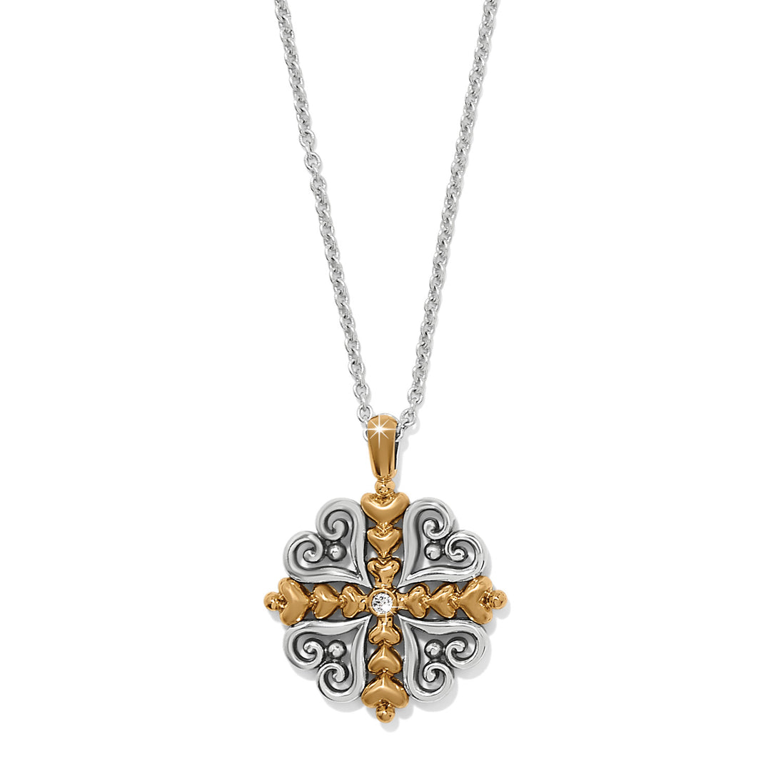 Brighton Alcazar Heart Two Tone Necklace