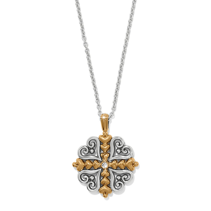 Brighton Alcazar Heart Two Tone Necklace