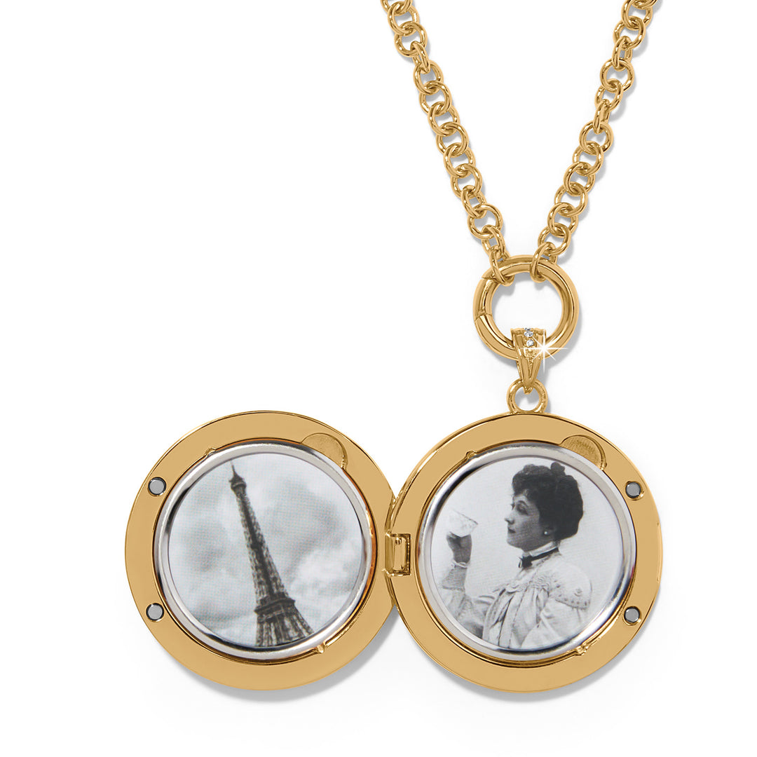 Brighton Reverie Hummingbird Locket Necklace