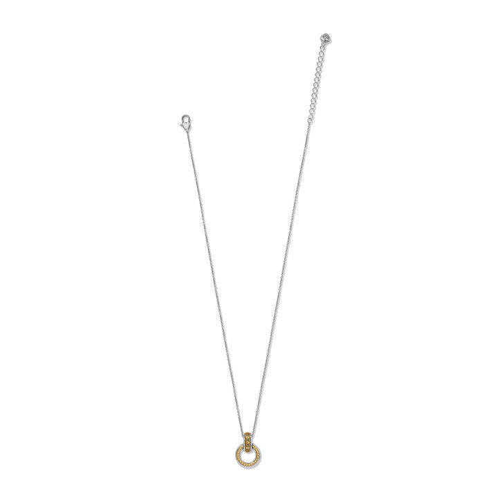 Brighton Mosaic Two Tone Link Ring Necklace