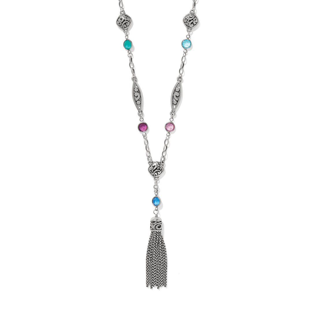 Brighton Contempo Color Gems Tassel Necklace
