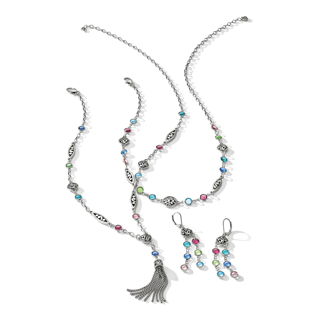 Brighton Contempo Color Gems Tassel Necklace