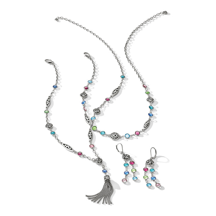 Brighton Contempo Color Gems Tassel Necklace