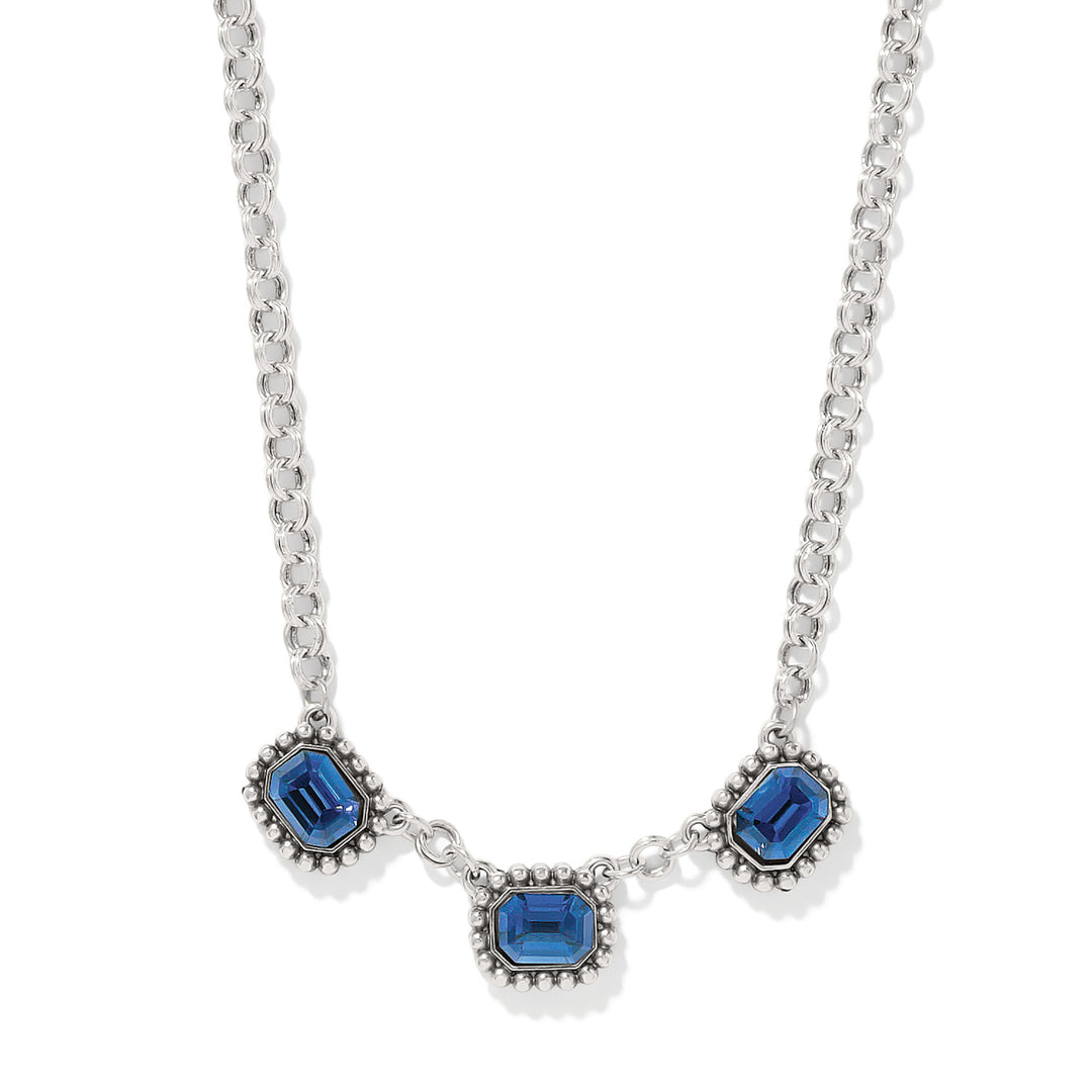 Brighton Twinkle Luxe Trio Blue Necklace