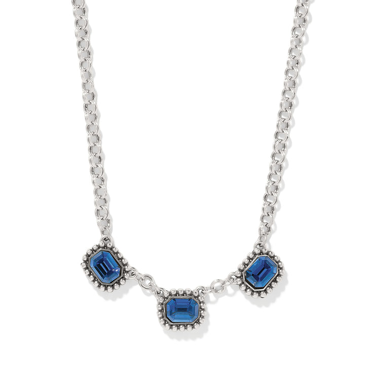 Brighton Twinkle Luxe Trio Blue Necklace