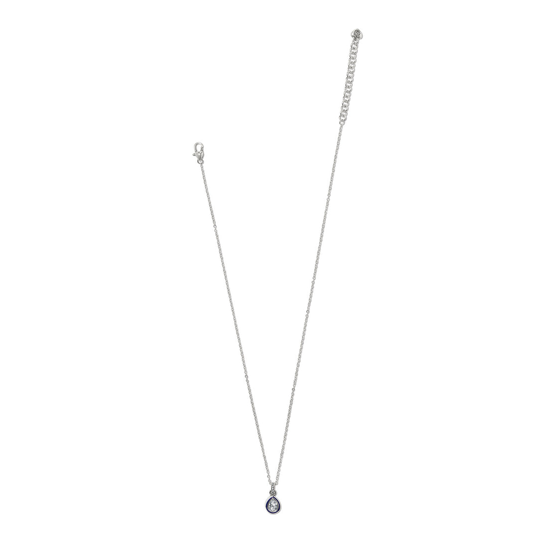 Brighton Halo Gemma Petite Teardrop Necklace