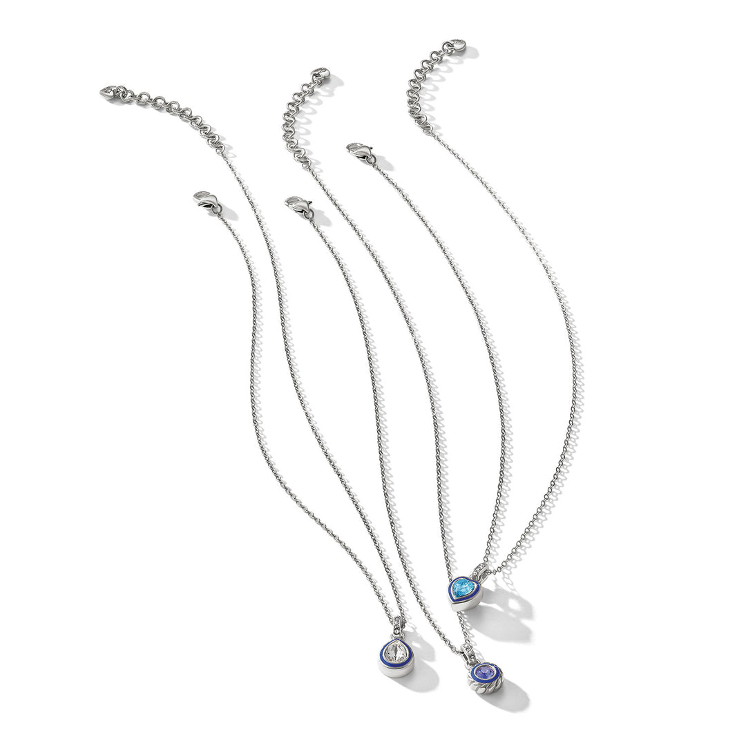 Brighton Halo Gemma Petite Teardrop Necklace