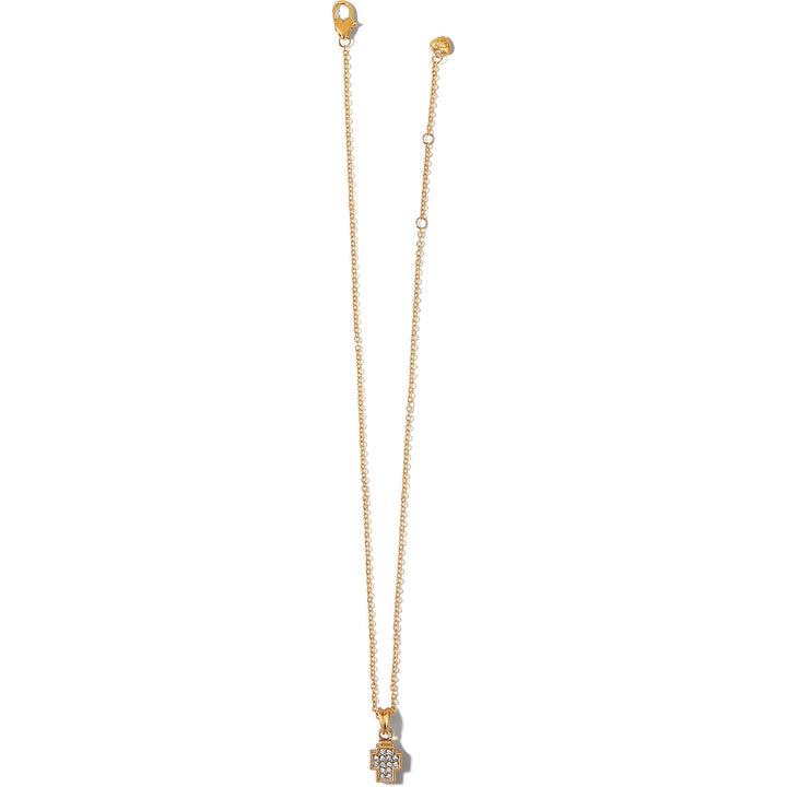 Brighton Meridian Zenith Cross Necklace - Gold