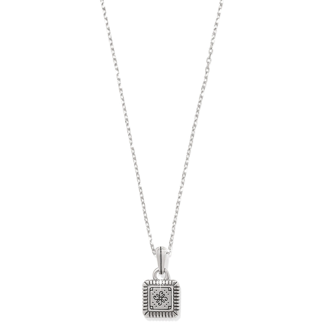 Brighton Mosaic Two Tone Mini Tile Necklace
