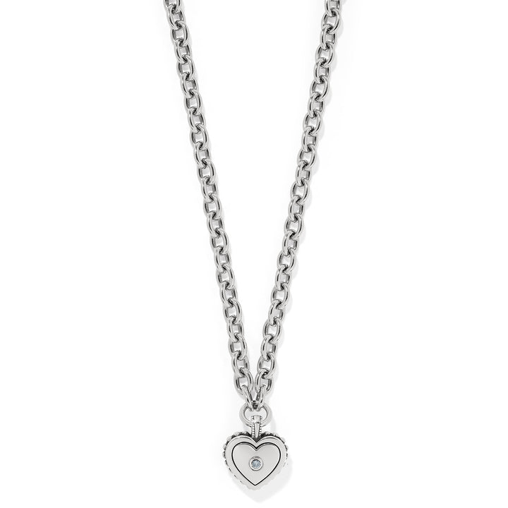 Brighton Pretty Tough Weave Heart Necklace