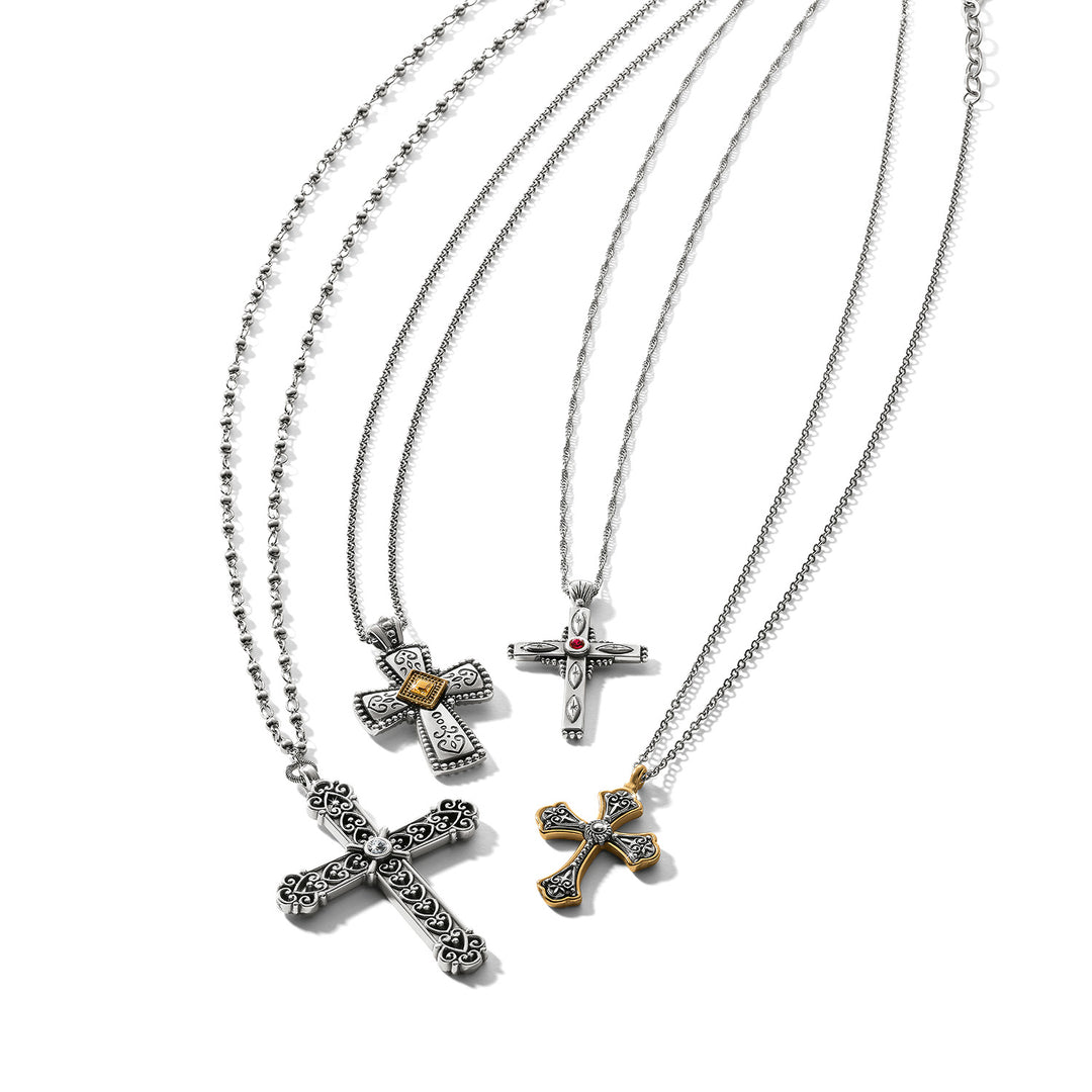 Brighton Byzantium Cross Necklace
