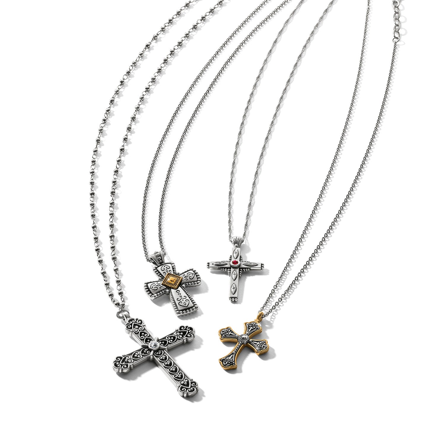 アクセサリー New123 Brighton Eternal Cross Necklace – Daisy Lane Gifts LLC