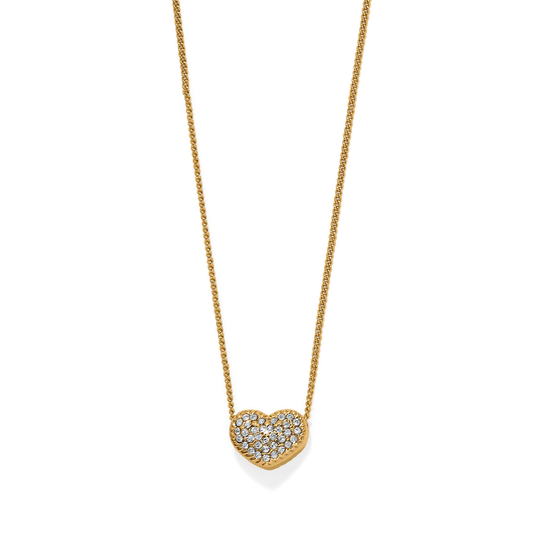 Brighton Illumina Celeste Heart Petite Necklace Gift Box - Gold