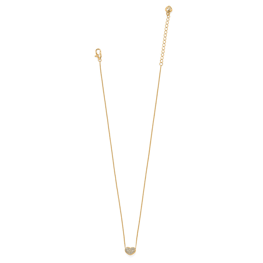 Brighton Illumina Celeste Heart Petite Necklace Gift Box - Gold