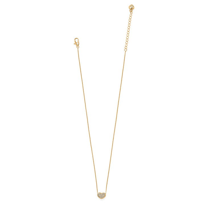 Brighton Illumina Celeste Heart Petite Necklace Gift Box - Gold