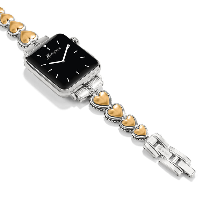 Brighton Pretty Tough Two Tone Heart Watch Band