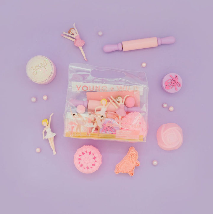 Young + Wild and Friedman Sensory Dough Bag - Ballerina