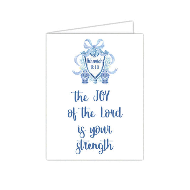 Standing on the Word Notecard  -Crest (Nehemiah 8:10)
