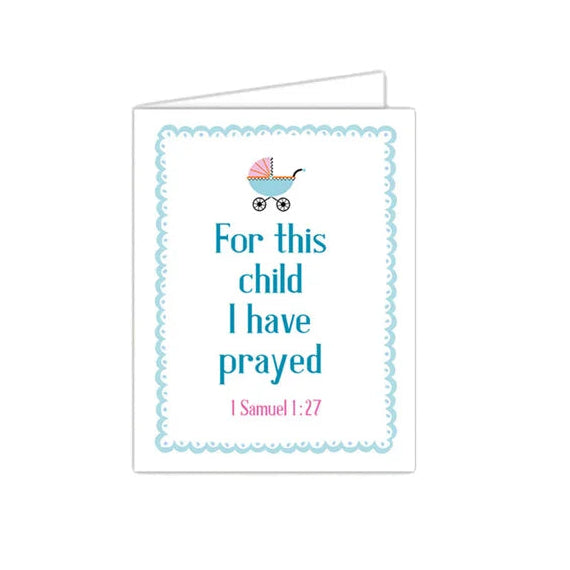 Standing on the Word Notecard - Baby Carriage (1 Samuel 1:27)