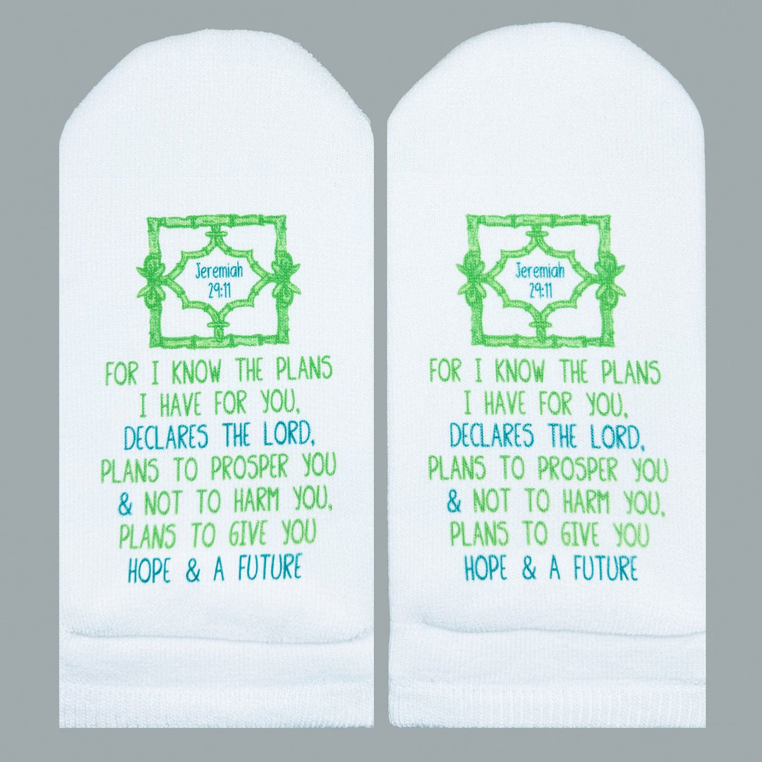 Standing On The Word Socks - Know The Plans (Jeremiah 29:11)