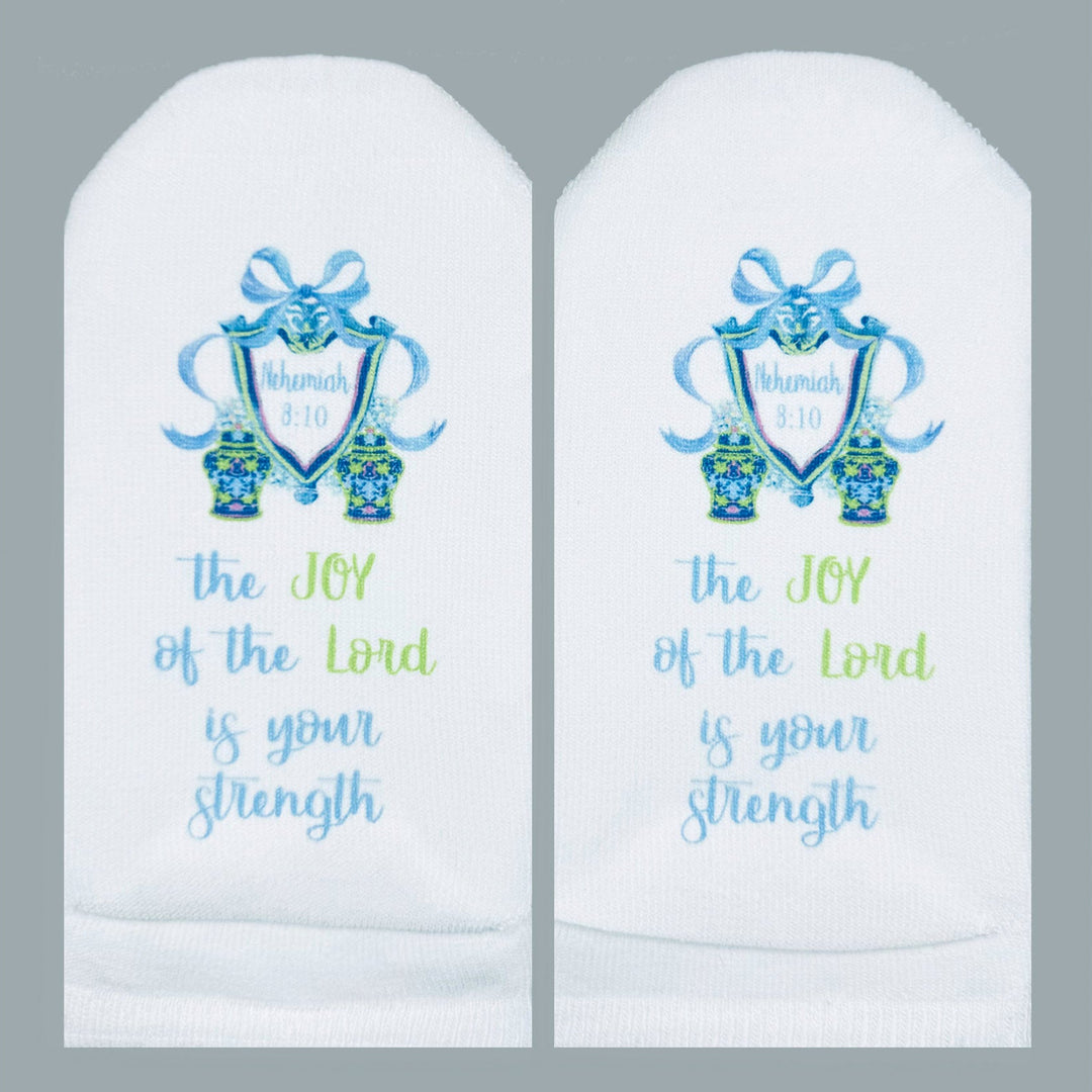 Standing On The Word Socks - Joy of the Lord (Nehemiah 8:10)