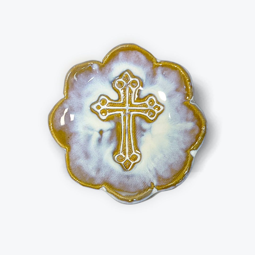 Tab Boren Scalloped Cross Dish