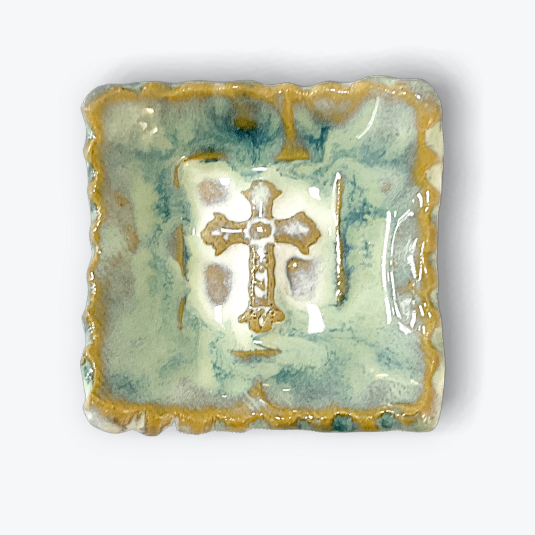 Tab Boren Tiny Square Cross Dish