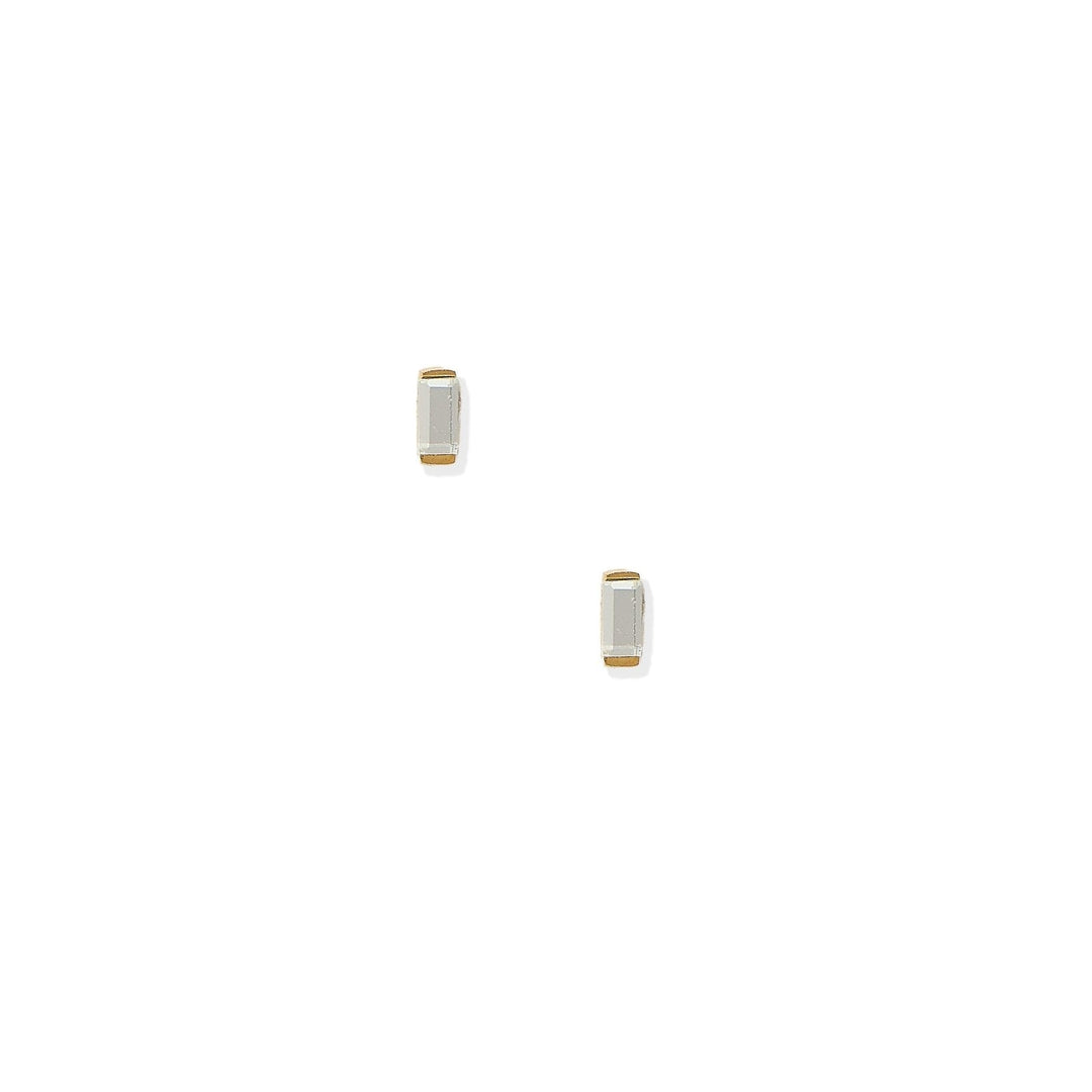 Linny Co Screwback Stud Earrings - Micro Amber