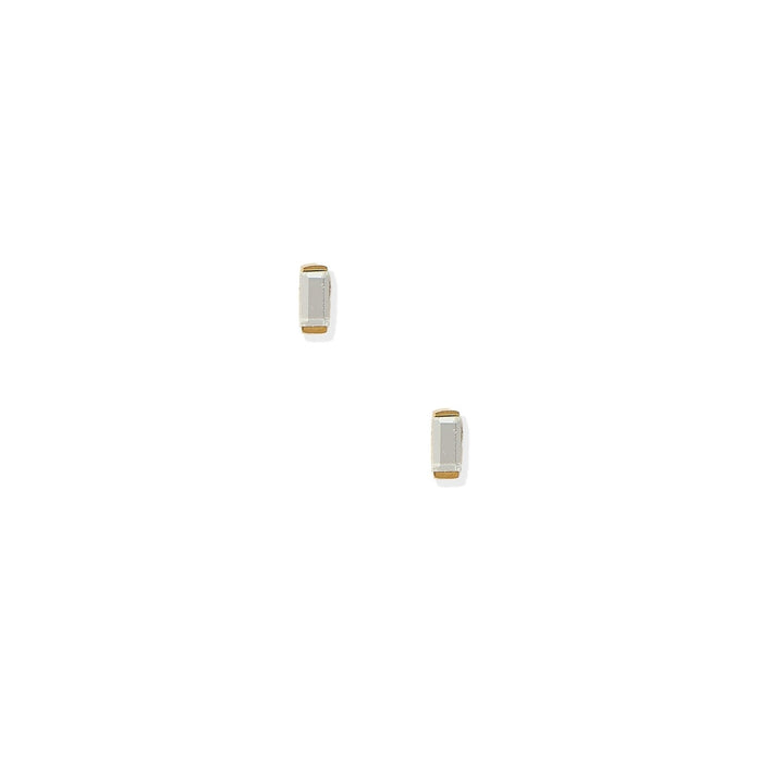 Linny Co Screwback Stud Earrings - Micro Amber