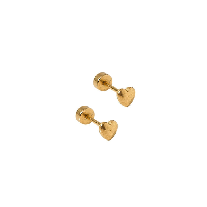 Linny Co Screwback Stud Earrings - Micro Hadley