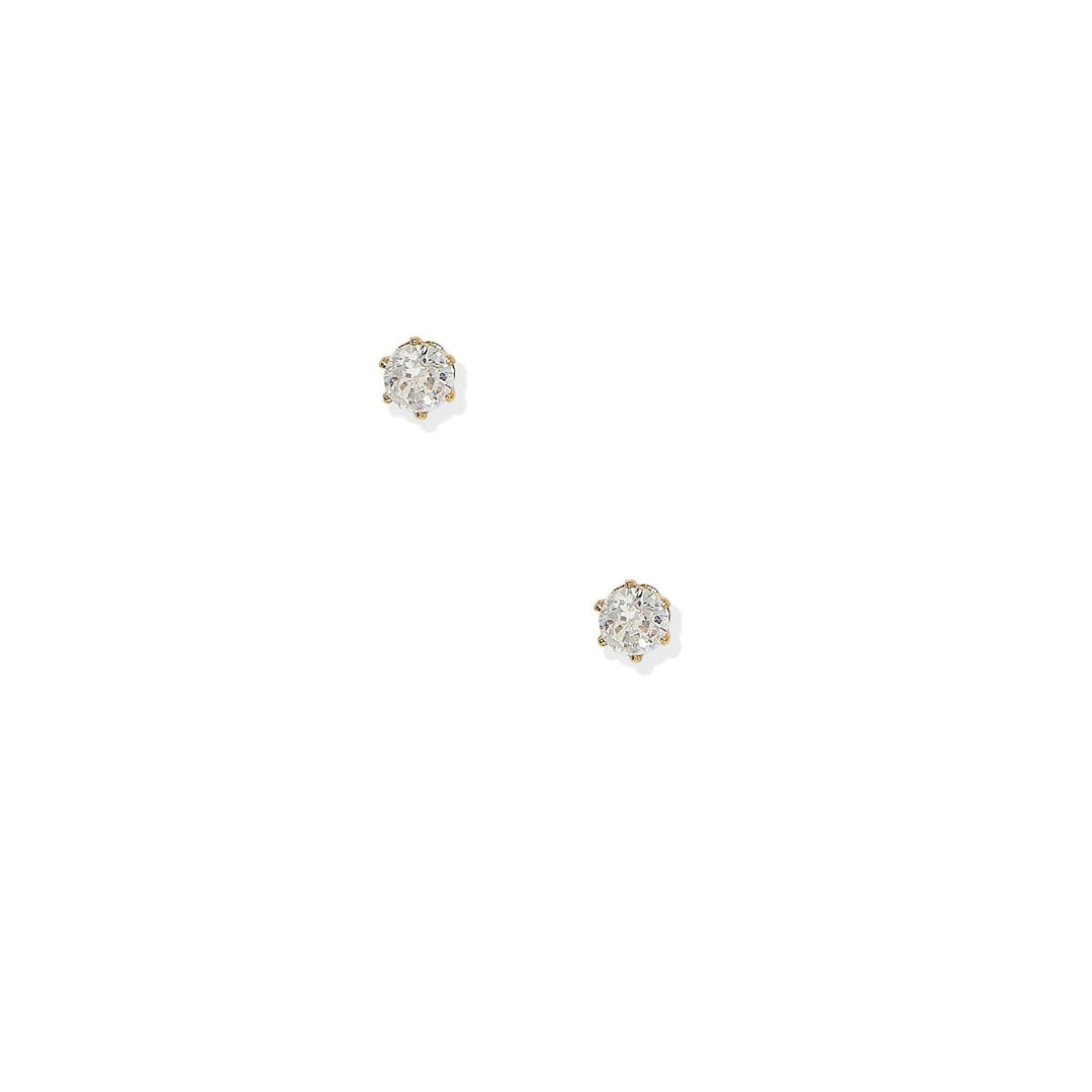 Linny Co Screwback Stud Earrings - Micro Helen Gold