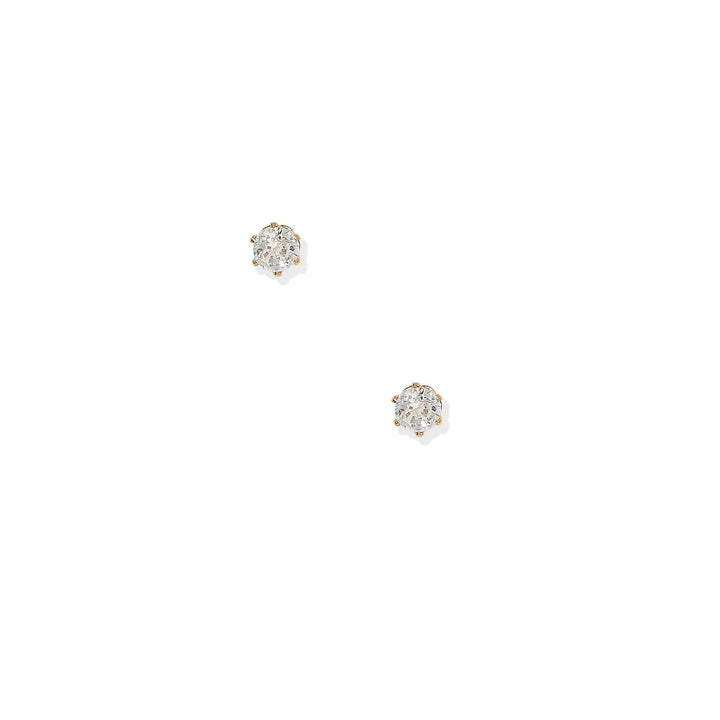 Linny Co Screwback Stud Earrings - Micro Helen Gold