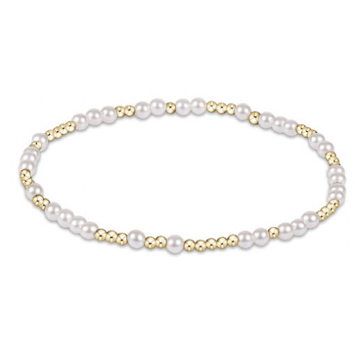 enewton Hope Unwritten 3mm Bead Bracelet - Pearl