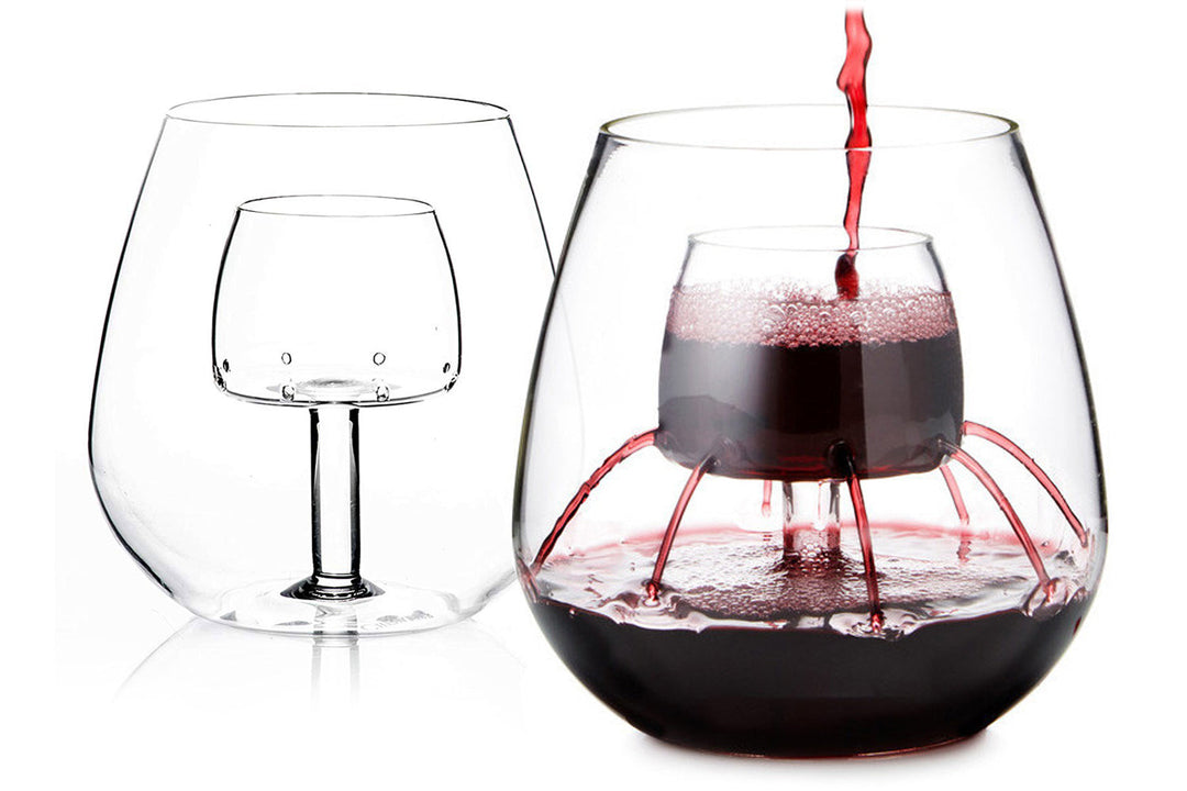 Chevalier Collection Stemless Wine Glass Aerating - Set of 2