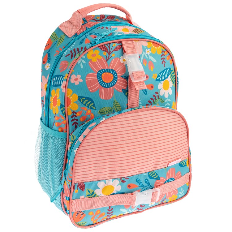 Stephen Joseph All Over Print Backpack - Turquoise Floral