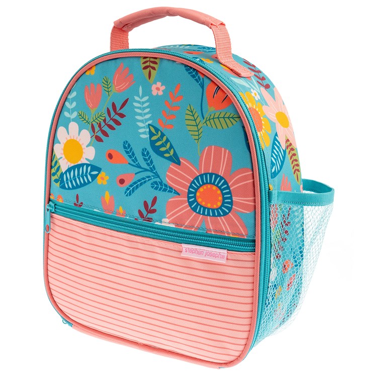 Stephen Joseph All Over Print Lunch Box - Floral Turquoise