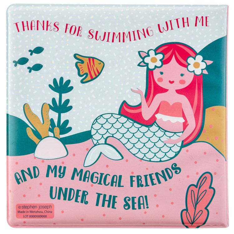 Stephen Joseph Color Changing Bath Book - Mermaid