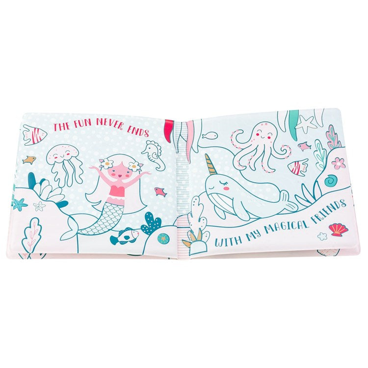 Stephen Joseph Color Changing Bath Book - Mermaid