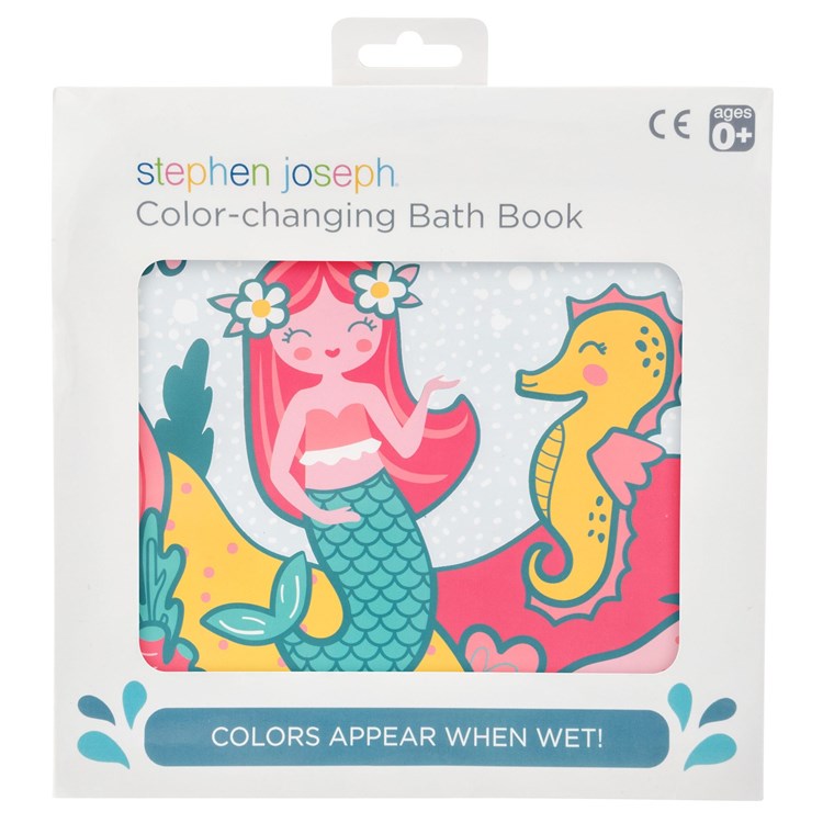 Stephen Joseph Color Changing Bath Book - Mermaid