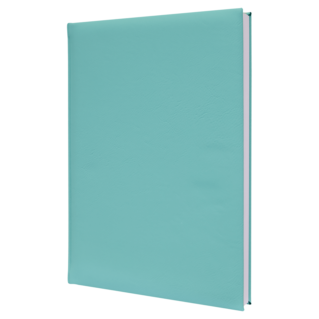 Teal Leatherette Journal Large
