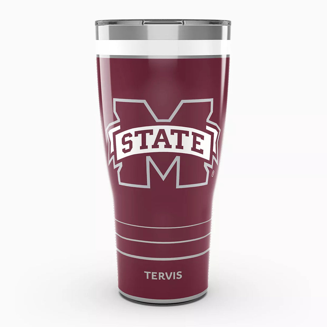 Tervis 30oz Traveler® Stainless Steel Tumbler with Straw Lid - Mississippi State Bulldogs - MVP