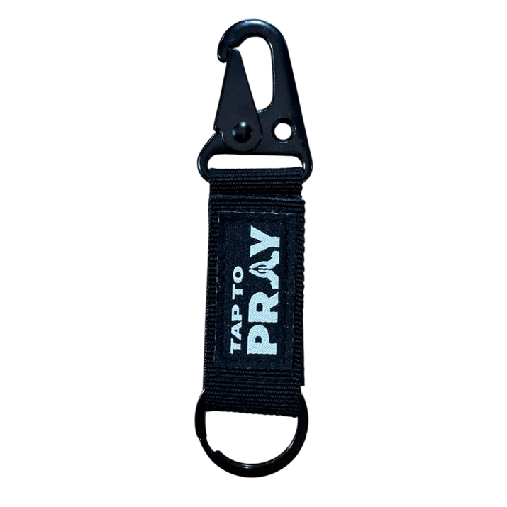 Versible® Tap To Pray™ Keychain - Black