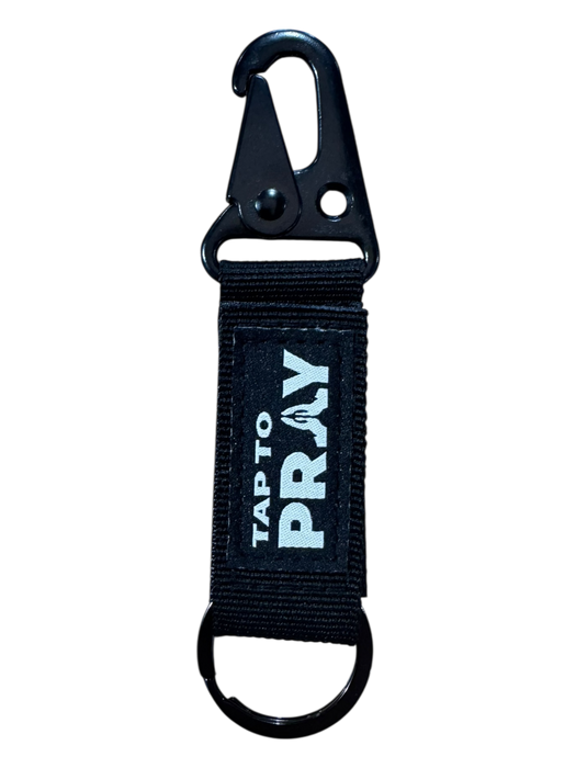 Versible® Tap To Pray™ Keychain - Black