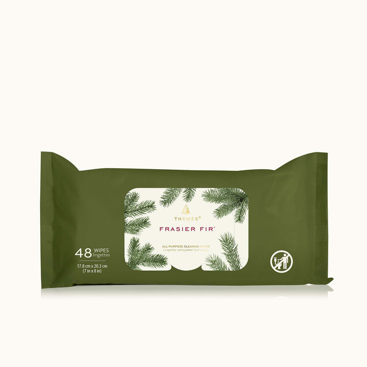 Thymes All-Purpose Cleaning Wipes - Frasier Fir (48 wipes)