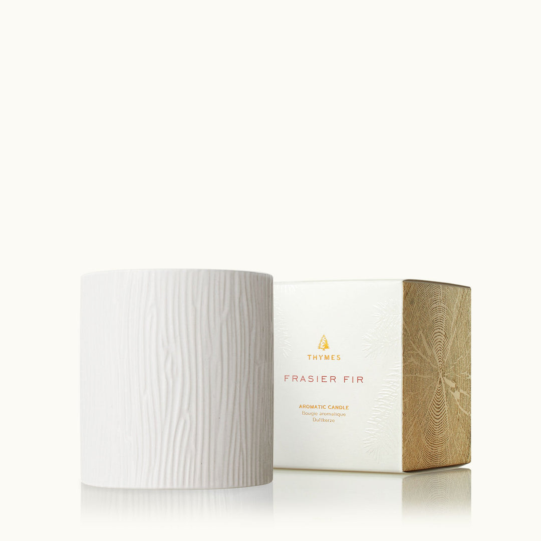 Thymes Ceramic Candle, Medium 11oz - Frasier Fir 11.0 oz net wt / 312 g