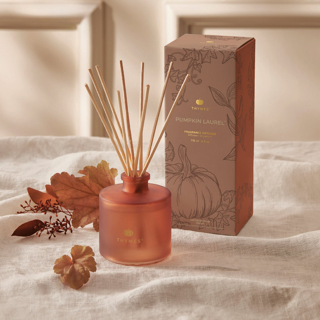 Thymes Petite Diffuser - Pumpkin Laurel 4.0 FL OZ / 118 ML