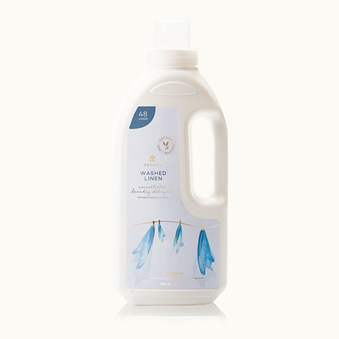 Thymes Concentrated Laundry Detergent - Washed Linen 32 FL OZ/ 946 ML